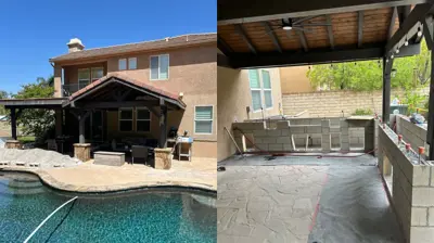 Backyard Remodel Photo